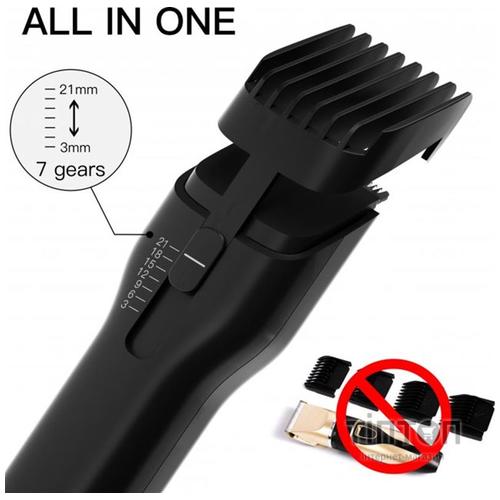 Машинка для стрижки Xiaomi Enchen Boost Black Set + Пеньюар и ножницы