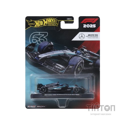 Масштабна модель автомобіля Hot Wheels Formula 1 Mercedes-Benz George Russel 63 (JKD80)
