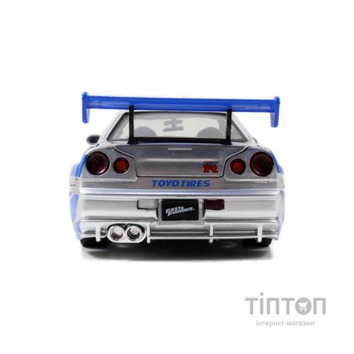 Масштабна модель автомобіля Jada Форсаж Ніссан Скайлайн GT-R 2002 (9397158314R00)
