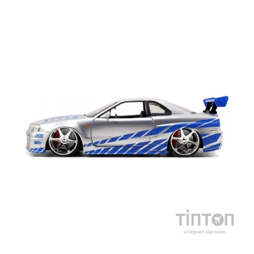 Масштабна модель автомобіля Jada Форсаж Ніссан Скайлайн GT-R 2002 (9397158314R00)