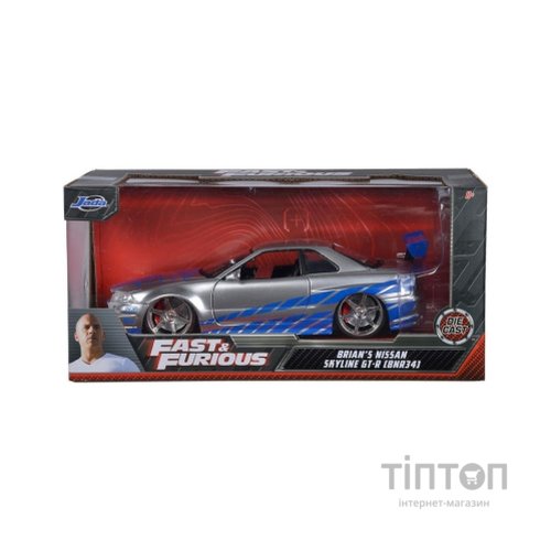 Масштабна модель автомобіля Jada Форсаж Ніссан Скайлайн GT-R 2002 (9397158314R00)