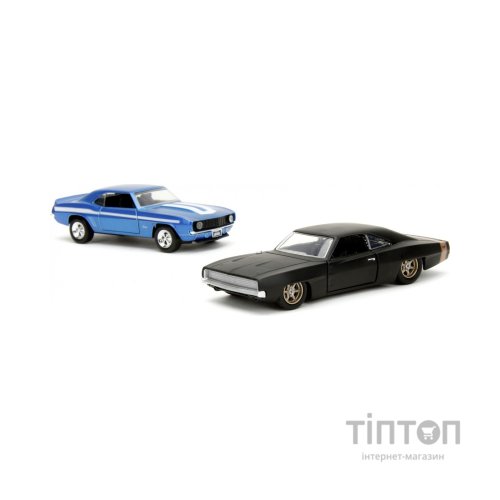 Масштабна модель автомобіля Jada набiр автомоделей Fast and Furious Dodge Charger та Chevrolet Camaro (253202013)
