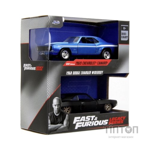 Масштабна модель автомобіля Jada набiр автомоделей Fast and Furious Dodge Charger та Chevrolet Camaro (253202013)