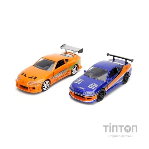 Масштабна модель автомобіля Jada набiр автомоделей Fast and Furious Nissan Silvia S15 і Toyota Supra (253202017)