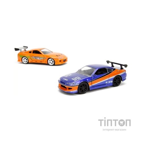 Масштабна модель автомобіля Jada набiр автомоделей Fast and Furious Nissan Silvia S15 і Toyota Supra (253202017)