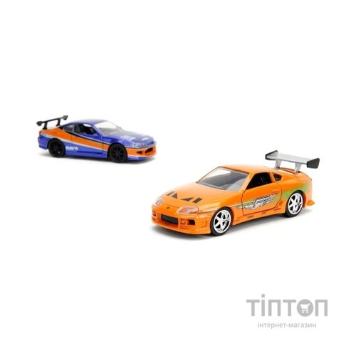 Масштабна модель автомобіля Jada набiр автомоделей Fast and Furious Nissan Silvia S15 і Toyota Supra (253202017)