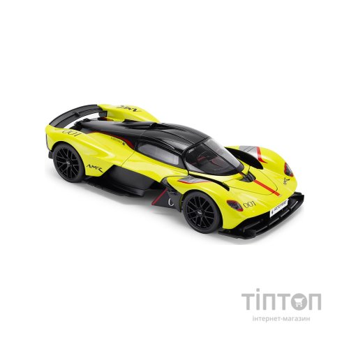 Масштабна модель автомобіля TechnoDrive Aston Martin Valkyrie жовтий 1:18 (250937AMVKLG)