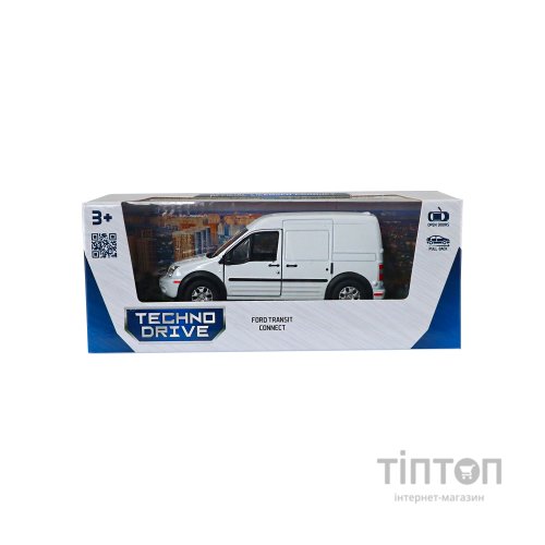 Масштабна модель автомобіля TechnoDrive Ford Transit Connect (білий) (250386W)