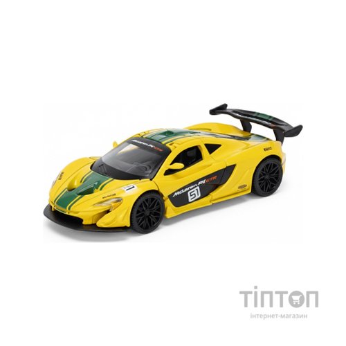 Масштабна модель автомобіля TechnoDrive McLaren P1 жовтий 124 (250943MLP1YW)
