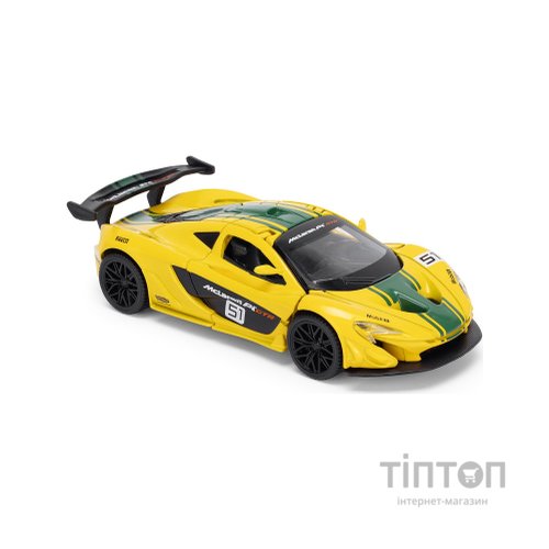 Масштабна модель автомобіля TechnoDrive McLaren P1 жовтий 124 (250943MLP1YW)
