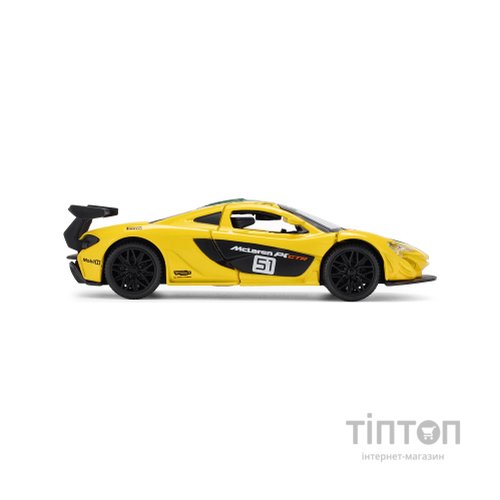 Масштабна модель автомобіля TechnoDrive McLaren P1 жовтий 124 (250943MLP1YW)