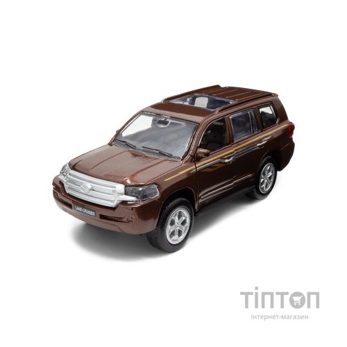 Масштабна модель автомобіля TechnoDrive Toyota Land Cruiser коричневий (KM250420)