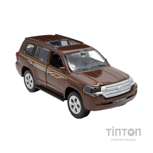Масштабна модель автомобіля TechnoDrive Toyota Land Cruiser коричневий (KM250420)