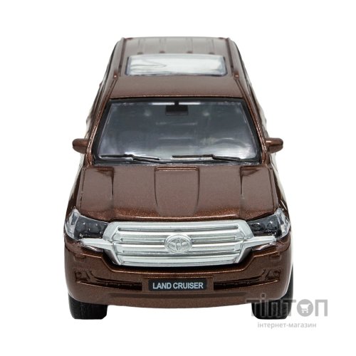 Масштабна модель автомобіля TechnoDrive Toyota Land Cruiser коричневий (KM250420)