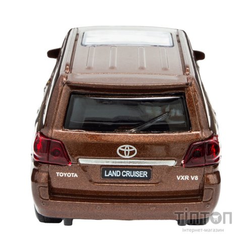 Масштабна модель автомобіля TechnoDrive Toyota Land Cruiser коричневий (KM250420)