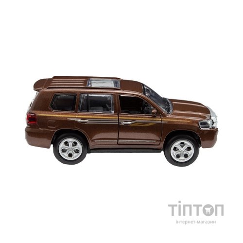Масштабна модель автомобіля TechnoDrive Toyota Land Cruiser коричневий (KM250420)