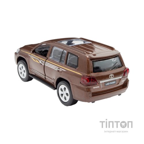 Масштабна модель автомобіля TechnoDrive Toyota Land Cruiser коричневий (KM250420)