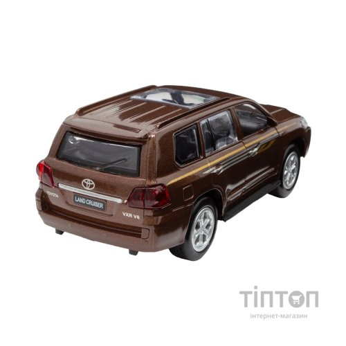 Масштабна модель автомобіля TechnoDrive Toyota Land Cruiser коричневий (KM250420)