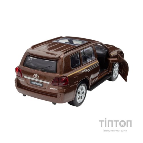 Масштабна модель автомобіля TechnoDrive Toyota Land Cruiser коричневий (KM250420)