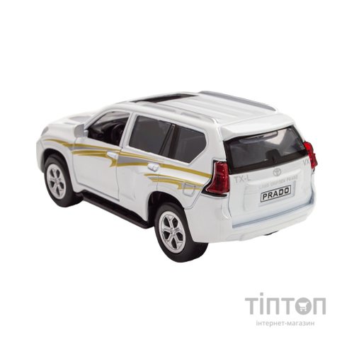 Масштабна модель автомобіля TechnoDrive Toyota Prado білий (KM250425W)