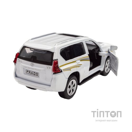 Масштабна модель автомобіля TechnoDrive Toyota Prado білий (KM250425W)