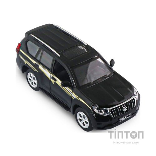 Масштабна модель автомобіля TechnoDrive Toyota Prado чорний (KM6189D)