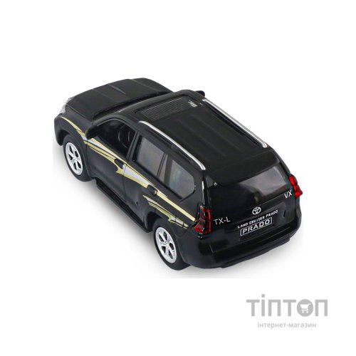 Масштабна модель автомобіля TechnoDrive Toyota Prado чорний (KM6189D)