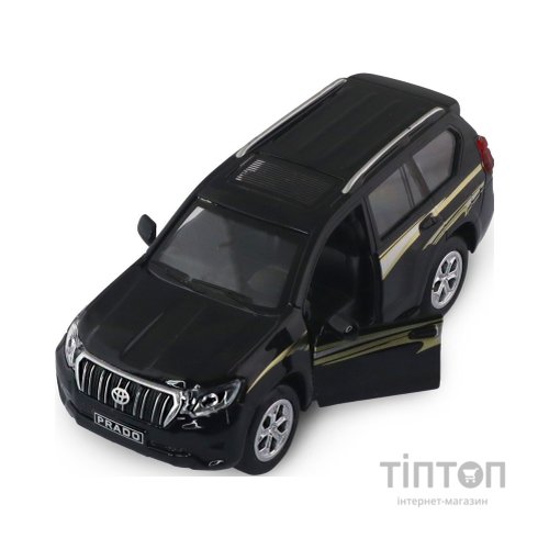 Масштабна модель автомобіля TechnoDrive Toyota Prado чорний (KM6189D)