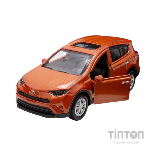 Масштабна модель автомобіля TechnoDrive Toyota RAV4 помаранчевий (KM250422)