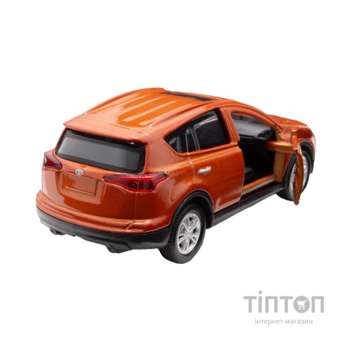 Масштабна модель автомобіля TechnoDrive Toyota RAV4 помаранчевий (KM250422)