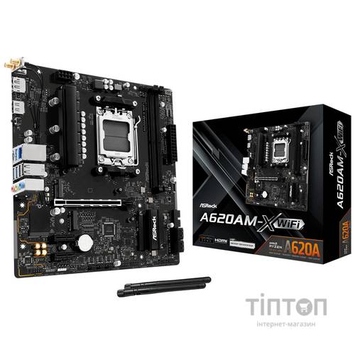 Материнська плата ASRock A620AM-X WiFi Socket AM5