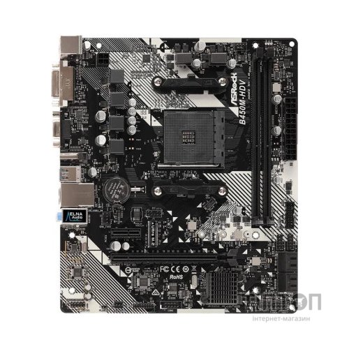 Материнська плата ASRock B450M-HDV R4.0