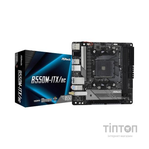Материнська плата ASRock B550M-ITX/ac