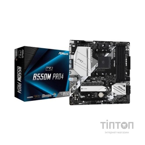 Материнська плата ASRock B550M PRO4