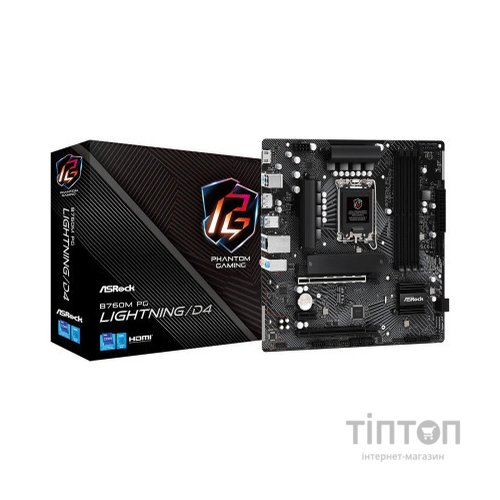 Материнська плата ASRock B760M PG LIGHTNING/D4