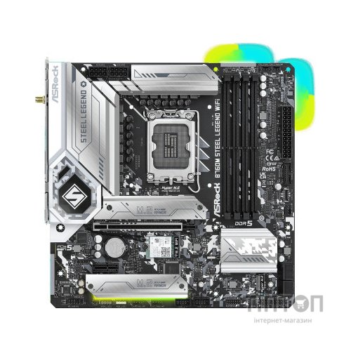 Материнська плата ASRock B760M STEEL LEGEND WIFI