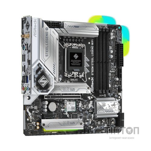 Материнська плата ASRock B760M STEEL LEGEND WIFI