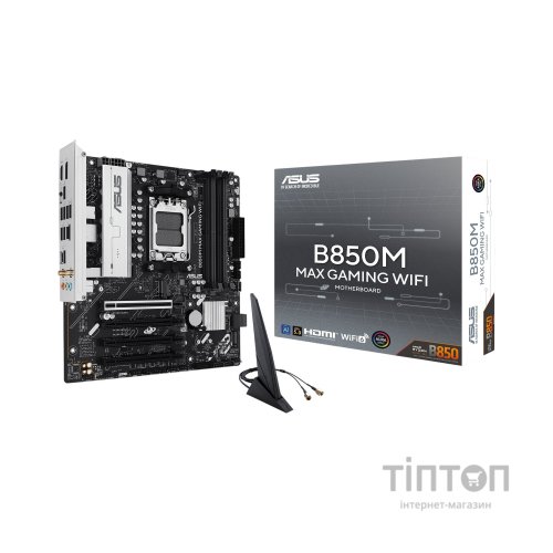 Материнська плата ASUS B850M MAX GAMING WIFI
