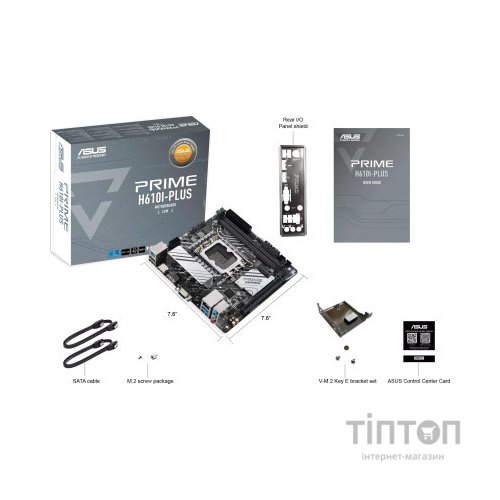 Материнська плата ASUS PRIME H610I-PLUS-CSM