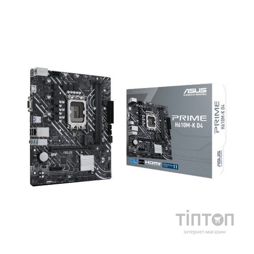 Материнська плата ASUS PRIME H610M-K D4
