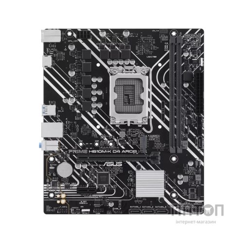 Материнська плата ASUS PRIME H610M-K D4 ARGB