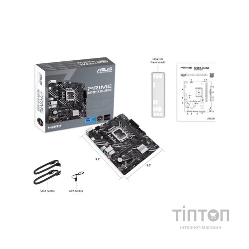 Материнська плата ASUS PRIME H610M-K D4 ARGB