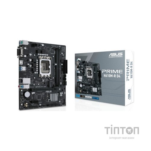 Материнська плата ASUS PRIME H610M-R D4-SI