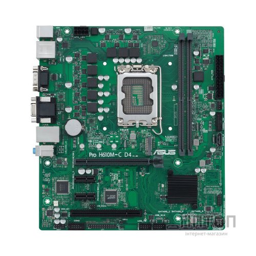 Материнська плата ASUS Pro H610M-C D4-CSM