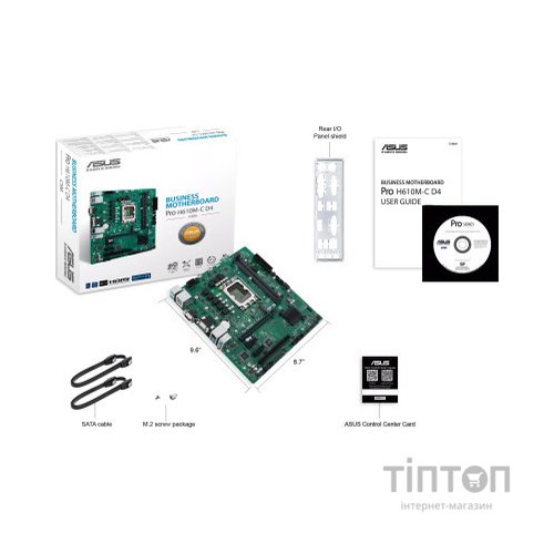 Материнська плата ASUS Pro H610M-C D4-CSM