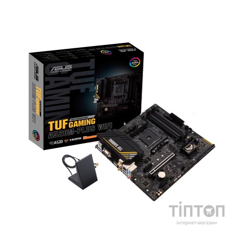 Материнська плата ASUS TUF GAMING A520M-PLUS WIFI