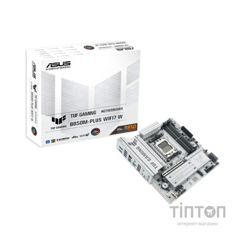 Материнська плата ASUS TUF GAMING B850M-PLUS WIFI7 W