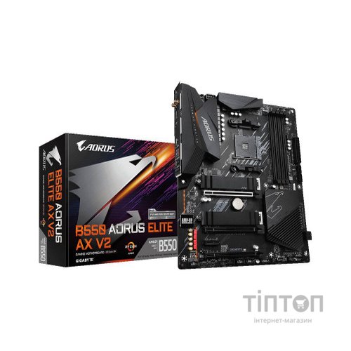 Материнська плата GIGABYTE B550 AORUS ELITE AX V2