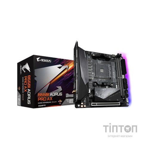 Материнська плата GIGABYTE B550I AORUS PRO AX