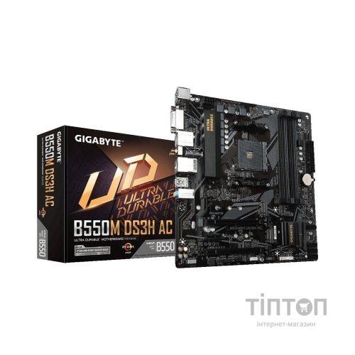 Материнська плата GIGABYTE B550M DS3H AC